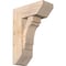 Ekena Millwork Merced Slat Smooth Bracket w/ Offset Brace, Douglas Fir, 7 1/2"W x 18"D x 26"H BKT0806X18X26MRC06SDF - alternate 1